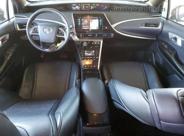 JTDBVRBD1HA001503 2017 TOYOTA MIRAI Black Առջևի վահանակի տեսք