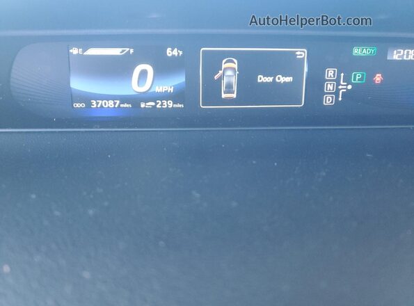 JTDBVRBD1HA001503 2017 TOYOTA MIRAI Black Սարքավորումների վահանակի տեսք