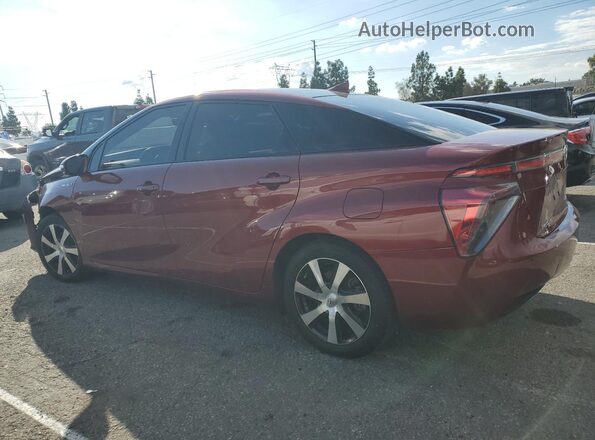 JTDBVRBD2JA004318 2018 TOYOTA MIRAI Бордовый Задняя левая четверть