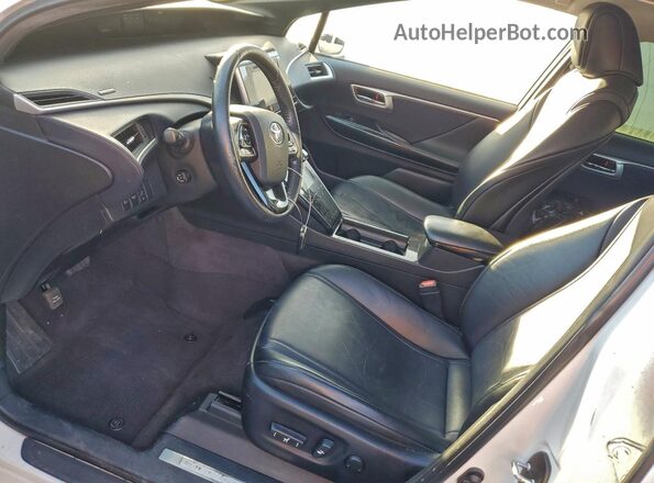 JTDBVRBD6HA001593 2017 TOYOTA MIRAI Белый Вид салона спереди