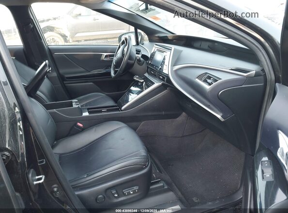 JTDBVRBD6JA004015 2018 TOYOTA MIRAI Black Widok wnętrza z przodu