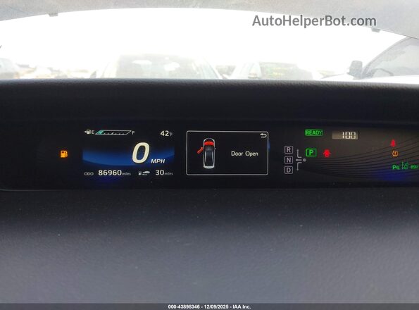 JTDBVRBD6JA004015 2018 TOYOTA MIRAI Black Widok tylnych siedzeń