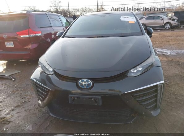 JTDBVRBD6JA004015 2018 TOYOTA MIRAI Black Widok zestawu wskaźników