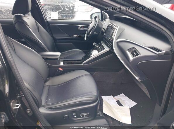 JTDBVRBD7JA005092 2018 TOYOTA MIRAI Black Widok wnętrza z przodu