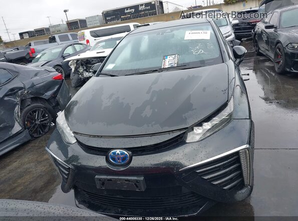 JTDBVRBD7JA005092 2018 TOYOTA MIRAI Black Widok zestawu wskaźników
