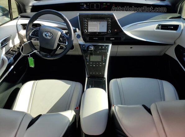 JTDBVRBD7LA008142 2020 TOYOTA MIRAI Silver Вид панелі приладів