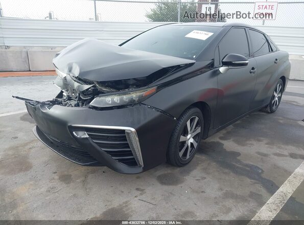 JTDBVRBD8HA001479 2017 TOYOTA MIRAI Black წინა მარცხენა ხედი სამი მეოთხედიდან