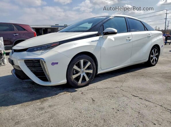 JTDBVRBDXKA006173 2019 TOYOTA MIRAI White Առջևի ձախ երեք քառորդ տեսարան