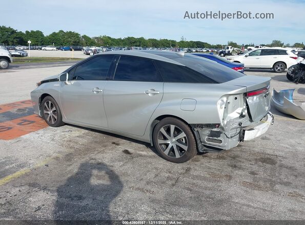 JTDBVRBDXKA007713 2019 TOYOTA MIRAI Silver უკანა მარცხენა
