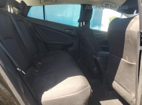 JTDKAMFU0N3174437 2022 TOYOTA PRIUS Black უკანა სავარძლების ხედი