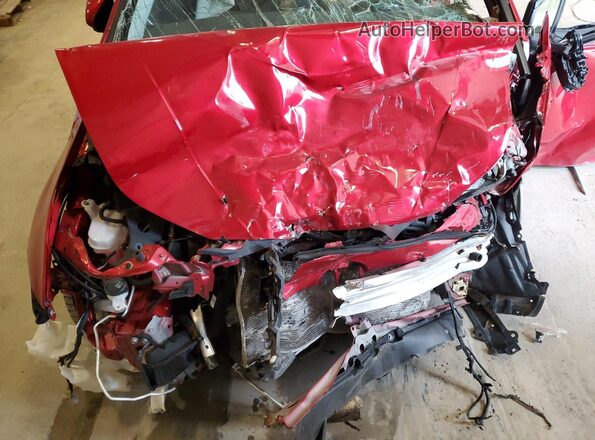 JTDKAMFU1M3138075 2021 TOYOTA PRIUS Red Widok wnętrza z tyłu