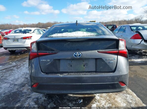 JTDKAMFU2M3140109 2021 TOYOTA PRIUS Gray 