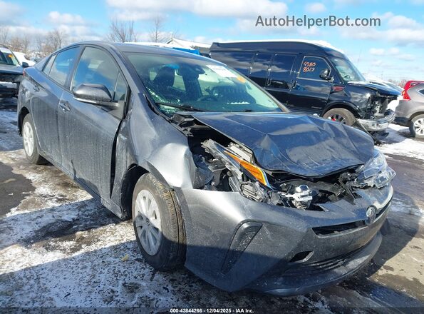 JTDKAMFU2M3140109 2021 TOYOTA PRIUS Gray Передня права чверть