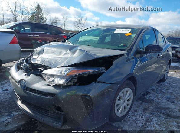 JTDKAMFU2M3140109 2021 TOYOTA PRIUS Gray Передня ліва чверть