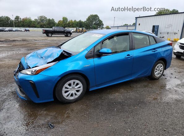 JTDKAMFU2M3142426 2021 TOYOTA PRIUS Blue Przód lewy