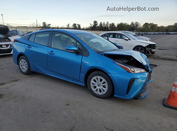 JTDKAMFU3N3164386 2022 TOYOTA PRIUS Blue Przód prawy