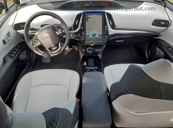 JTDKAMFU4M3134666 2021 TOYOTA PRIUS Gray Vista del salpicadero