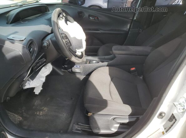 JTDKAMFU4M3141343 2021 TOYOTA PRIUS Белый Вид салона спереди