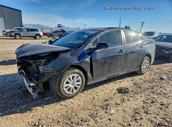 JTDKAMFU5M3148432 2021 TOYOTA PRIUS Black Vista tres cuartos delantera izquierda