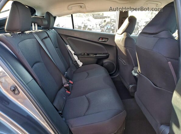 JTDKAMFU7M3150912 2021 TOYOTA PRIUS Gray Widok tylnych siedzeń