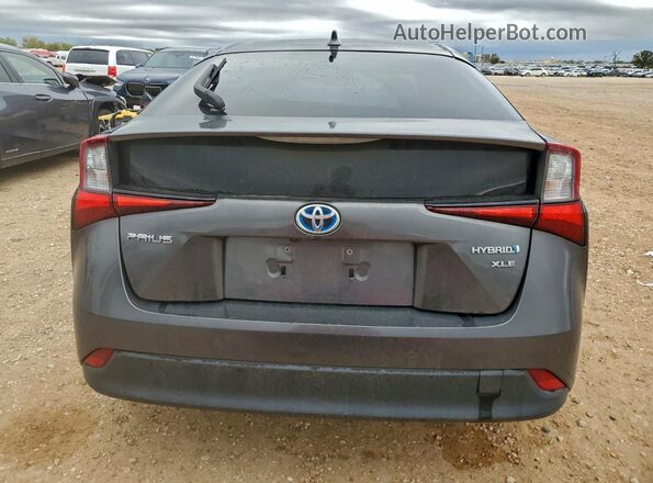 JTDKAMFU7N3154248 2022 TOYOTA PRIUS Charcoal Rear view