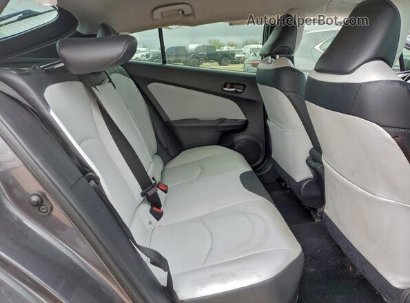 JTDKAMFU7N3154248 2022 TOYOTA PRIUS Charcoal Rear seats view