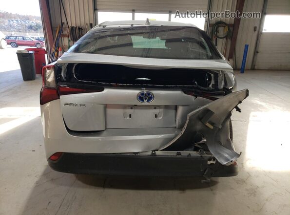 JTDKAMFU8N3189297 2022 TOYOTA PRIUS Серебряный Вид сзади