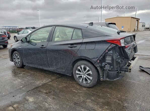 JTDL9RFU9K3003448 2019 TOYOTA PRIUS Black Trasero izquierdo