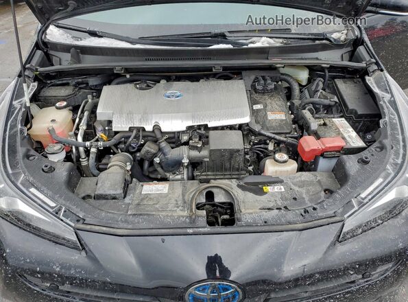 JTDL9RFU9K3003448 2019 TOYOTA PRIUS Black Vista interior trasera