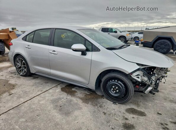 JTDS4MCE2MJ056422 2021 TOYOTA LL Silver Передня права чверть