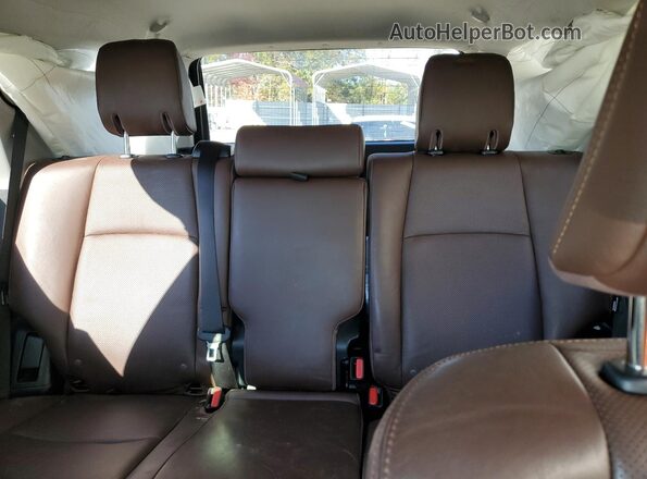JTEBU5JR8L5777701 2020 TOYOTA 4RUNNER Black Vista de los asientos traseros