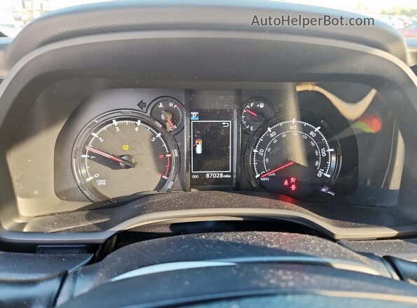 JTEEU5JR1M5237573 2021 TOYOTA 4RUNNER Серый Вид щитка приборов
