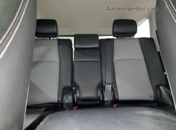 JTENU5JR7M5866237 2021 TOYOTA 4RUNNER Black უკანა სავარძლების ხედი