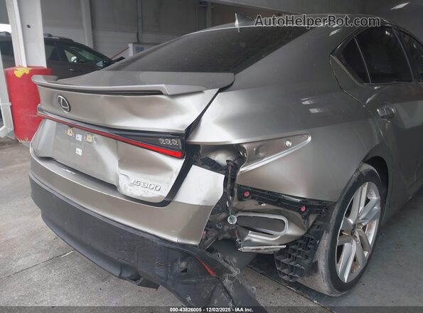 JTHAA1D22M5110025 2021 LEXUS IS 300 Gray Widok z przodu