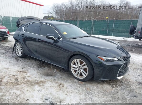 JTHAA1D26M5110125 2021 LEXUS IS 300 Black Przód prawy