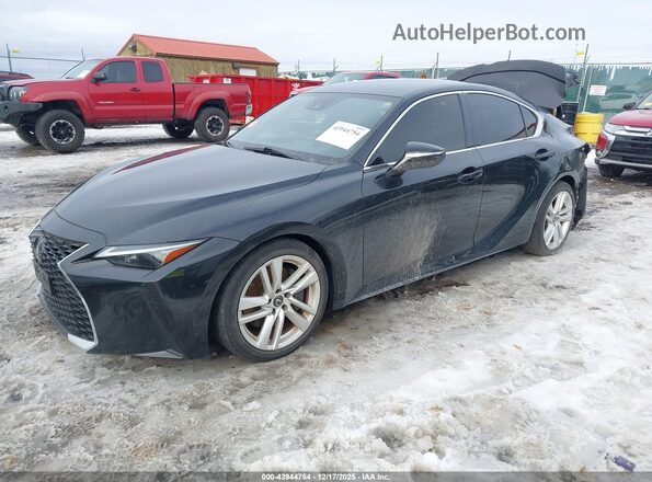 JTHAA1D26M5110125 2021 LEXUS IS 300 Black Przód lewy