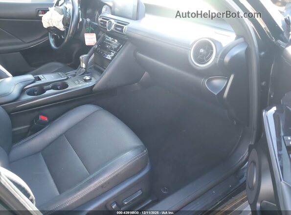 JTHAA1D2XM5110175 2021 LEXUS IS 300 Black წინა სალონის ხედი