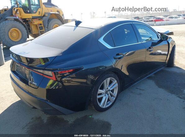 JTHAA1D2XM5110175 2021 LEXUS IS 300 Black უკანა მარჯვენა