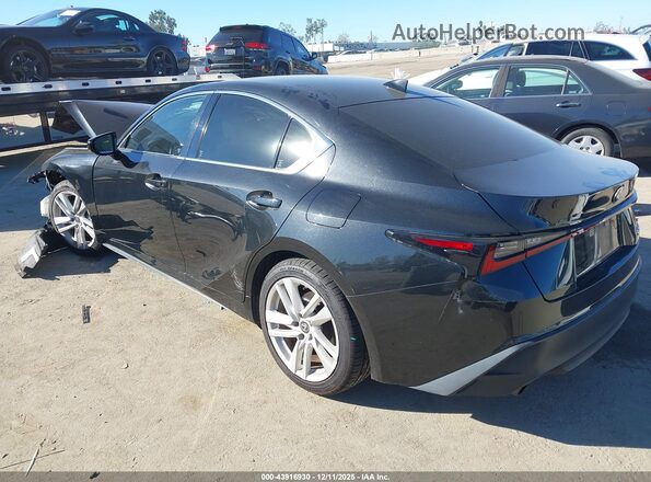 JTHAA1D2XM5110175 2021 LEXUS IS 300 Black უკანა მარცხენა