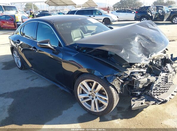 JTHAA1D2XM5110175 2021 LEXUS IS 300 Black წინა მარჯვენა