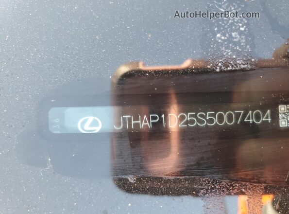 JTHAP1D25S5007404 2025 LEXUS IS Gray Widok komory silnika