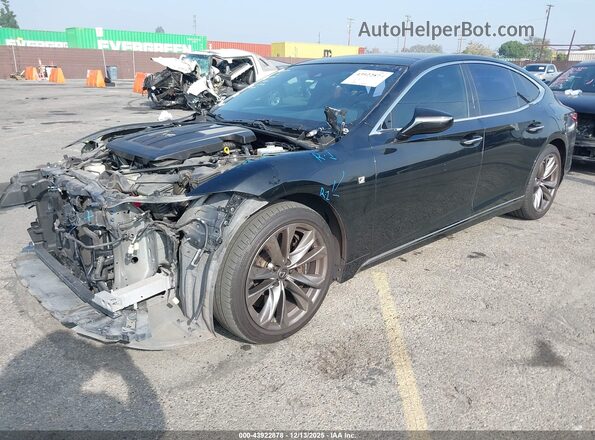 JTHB51FF3J5004431 2018 LEXUS LS 500 Black Передня ліва чверть