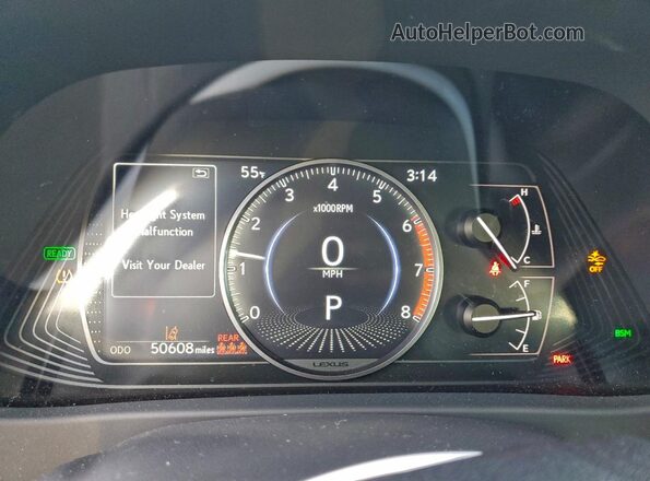 JTHB6JBH5P2154183 2023 LEXUS UX Угольный Вид щитка приборов