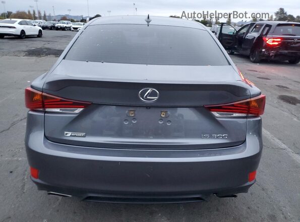 JTHBA1D20J5069801 2018 LEXUS IS Gray Widok z tyłu