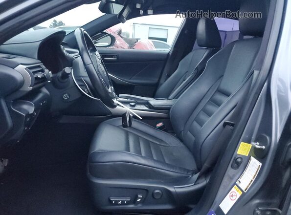 JTHBA1D20J5069801 2018 LEXUS IS Gray Widok wnętrza z przodu