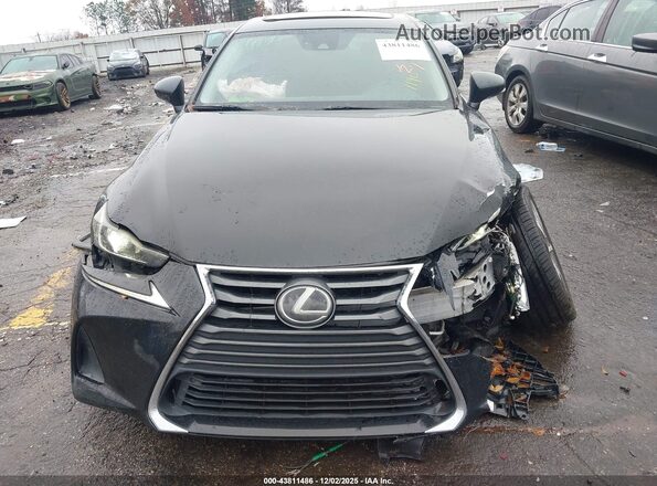 JTHBA1D23H5051190 2017 LEXUS IS 200T Black Widok zestawu wskaźników