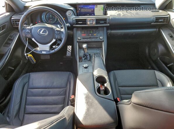 JTHBA1D23K5087209 2019 LEXUS IS White Widok deski rozdzielczej