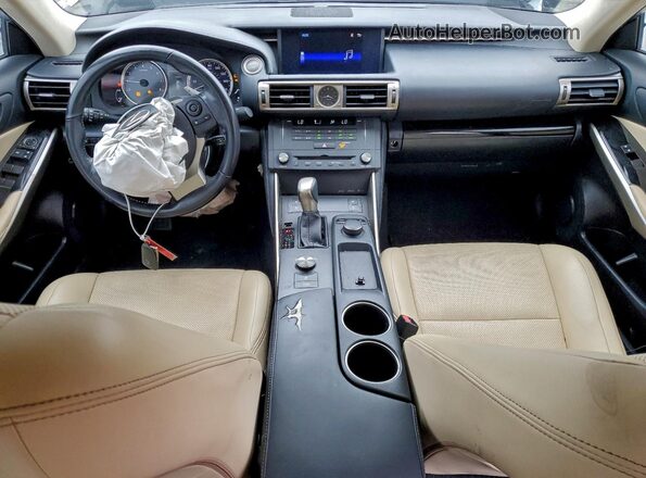 JTHBA1D26G5005237 2016 LEXUS IS Белый Вид панели приборов