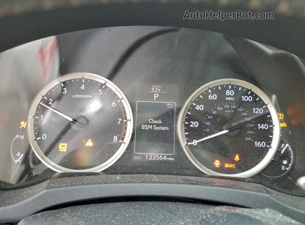 JTHBA1D26G5005237 2016 LEXUS IS Белый Вид щитка приборов