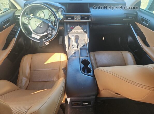 JTHBA1D26J5064179 2018 LEXUS IS White Widok deski rozdzielczej